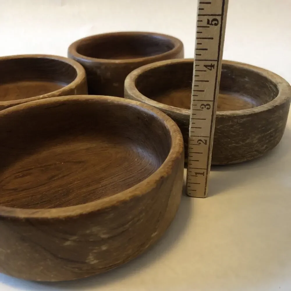 VTG Set of 4 Wooden 6